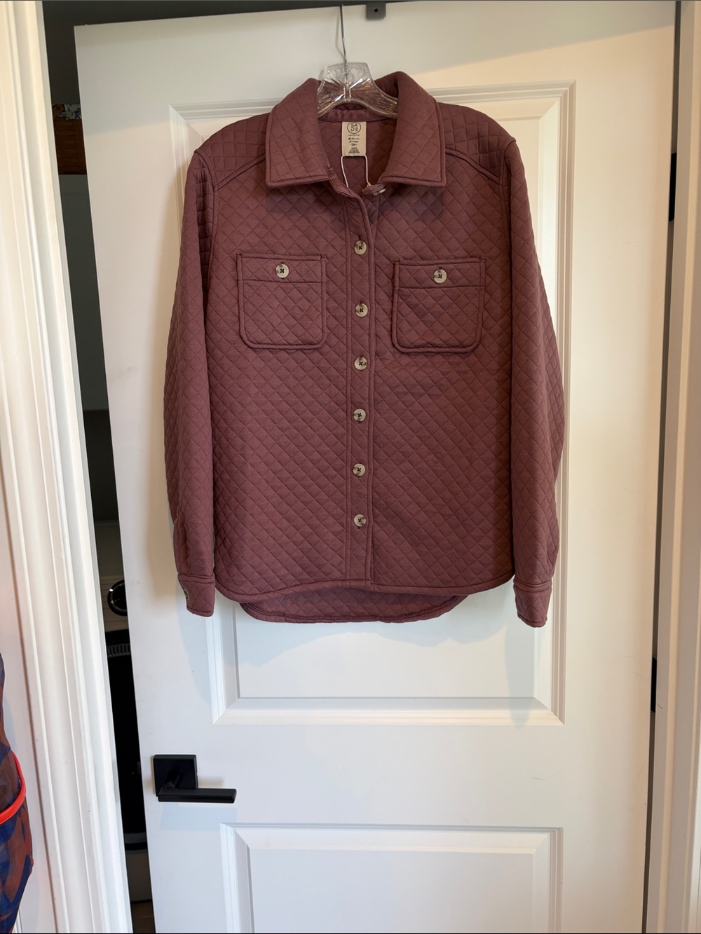 Sage Quilted Shirt Jacket - NWT